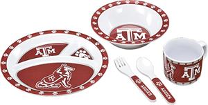 COLLEGIATE Texas A&M Children's Dish Set