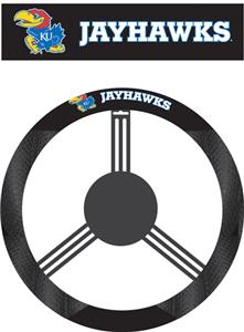 COLLEGIATE Kansas Steering Wheel Cover