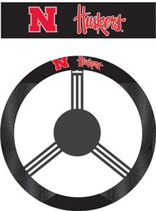 COLLEGIATE Nebraska Steering Wheel Cover
