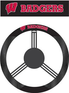 COLLEGIATE Wisconsin Steering Wheel Cover