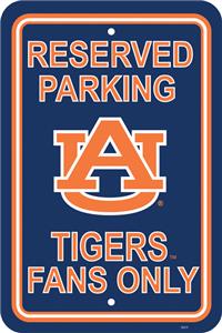 COLLEGIATE Auburn Plastic Parking Sign