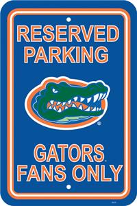 COLLEGIATE Florida Plastic Parking Sign