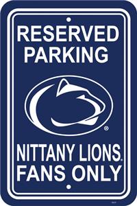 COLLEGIATE Penn State Plastic Parking Sign