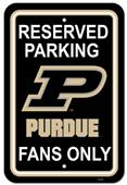 COLLEGIATE Purdue Plastic Parking Sign COLLEGIATE Purdue Plastic Parking Sign