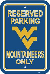 COLLEGIATE West Virginia Plastic Parking Sign