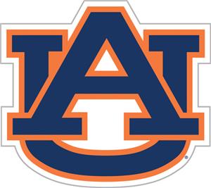 COLLEGIATE Auburn 12" Vinyl Magnet