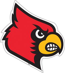 COLLEGIATE Louisville 12" Vinyl Magnet