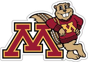 COLLEGIATE Minnesota 12" Vinyl Magnet