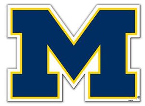 COLLEGIATE Michigan 12" Vinyl Magnet