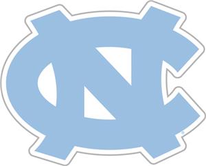 COLLEGIATE North Carolina 12" Vinyl Magnet