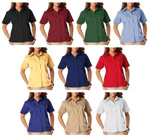 Blue Generation Ladies SS Value Poplin Shirts