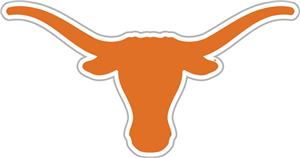 COLLEGIATE Texas 12" Vinyl Magnet