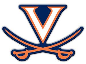 COLLEGIATE Virginia 12" Vinyl Magnet