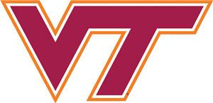 COLLEGIATE Virginia Tech 12" Vinyl Magnet