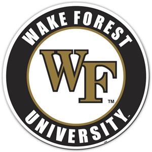 COLLEGIATE Wake Forest 12" Vinyl Magnet