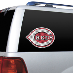 MLB Cincinnati Reds Auto Diecut Window Film