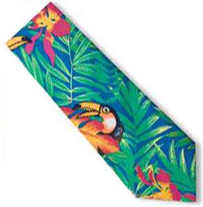 Men's Tucan Tropical Print Shirt Ties