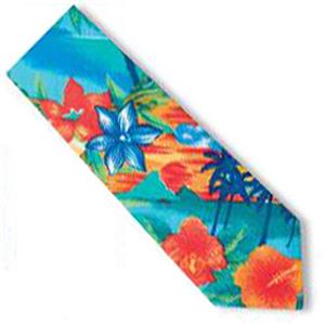 Men's Tropic Tropical Print Shirt Ties