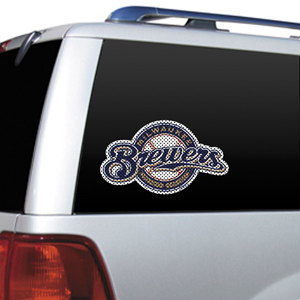 MLB Milwaukee Brewers Auto Diecut Window Film