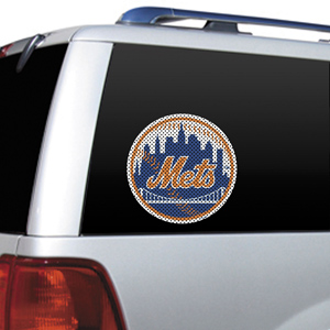MLB New York Mets Auto Diecut Window Film