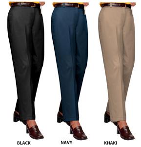 Blue Generation Ladies Flat Front Pants-Reg. Sizes