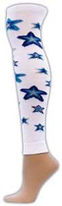 Red Lion Stars Leg Warmers