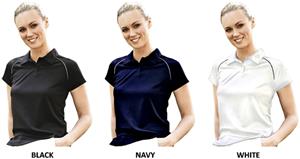 Landway Ladies Tour Striped Sport Polo Shirts