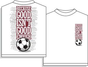 Utopia Soccer Good Enough Short Sleeve Tshirt