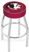 Holland Florida State Head Chrome Bar Stool