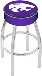 Holland Kansas State University Chrome Bar Stool