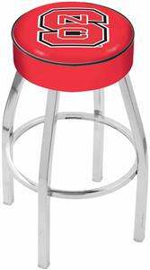 Holland North Carolina State Univ Chrome Bar Stool