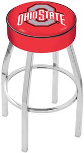 Holland Ohio State University Chrome Bar Stool