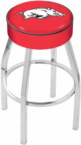 Holland University of Arkansas Chrome Bar Stool