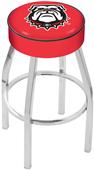 Holland Univ of Georgia Bulldog Chrome Bar Stool Holland Univ of Georgia Bulldog Chrome Bar Stool
