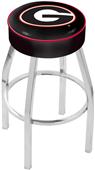 Holland Univ of Georgia G Chrome Bar Stool Holland Univ of Georgia G Chrome Bar Stool
