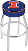 Holland University of Illinois Chrome Bar Stool