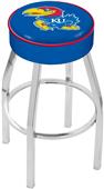 Holland University of Kansas Chrome Bar Stool
