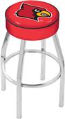 Holland University of Louisville Chrome Bar Stool