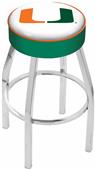 Holland University of Miami (FL) Chrome Bar Stool Holland University of Miami (FL) Chrome Bar Stool