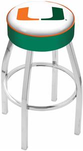 Holland University of Miami (FL) Chrome Bar Stool