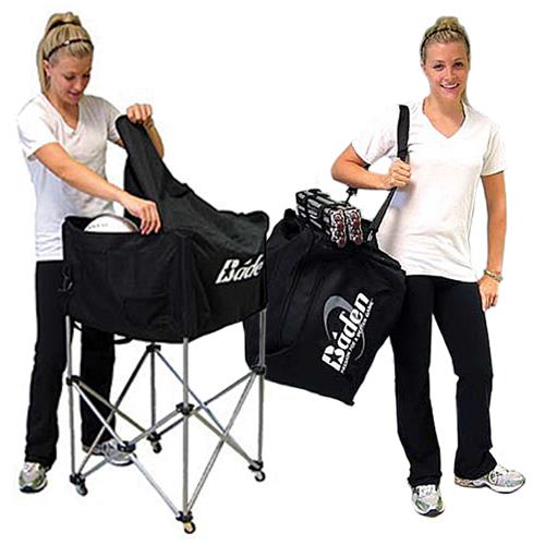 Baden Collapsible Portable Travel Volleyball Cart Volleyball