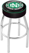 Holland Univ North Dakota Chrome Bar Stool