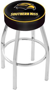 Holland Univ Southern Mississippi Chrome Bar Stool