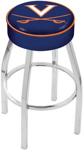 Holland University of Virginia Chrome Bar Stool