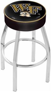 Holland Wake Forest University Chrome Bar Stool