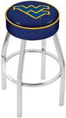 Holland West Virginia Univ Chrome Bar Stool