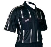 USSF Pro Soccer Referee Jerseys Black -Striped