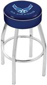 Holland United States Air Force Chrome Bar Stool Holland United States Air Force Chrome Bar Stool