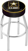 Holland United States Army Chrome Bar Stool Holland United States Army Chrome Bar Stool