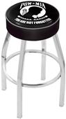 Holland Military POW/MIA Chrome Bar Stool Holland Military POW/MIA Chrome Bar Stool
